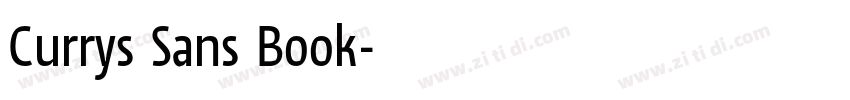 Currys Sans Book字体转换